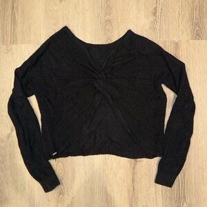 Hollister Charcoal Knit Sweater